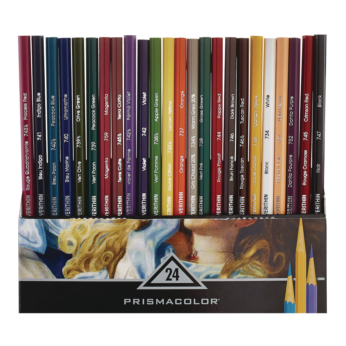 Prismacolor Premier Verithin Colored Pencils - 24 / Set