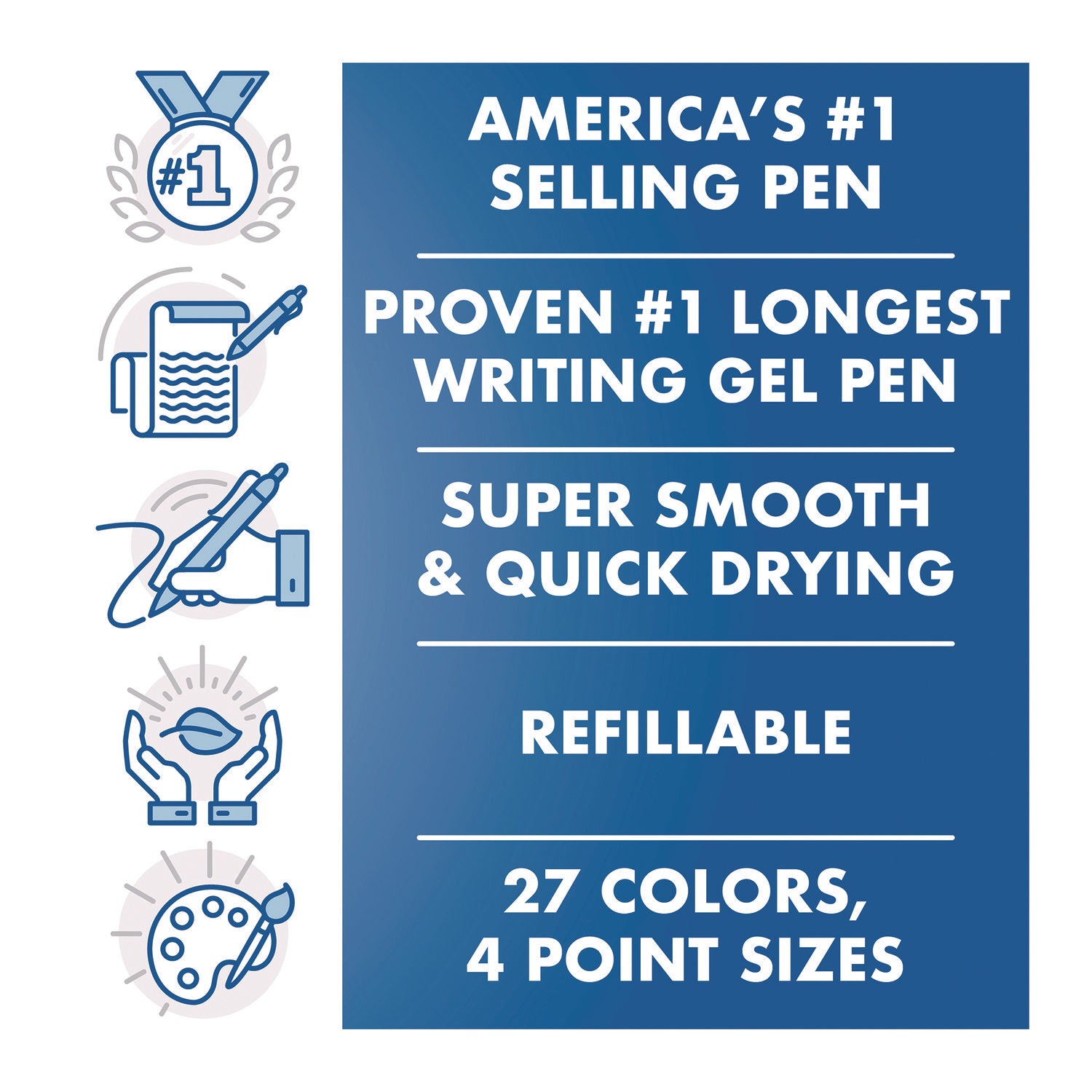 Pilot G2 Premium Gel Roller Pens - 0.5 mm Pen Point Size - Refillable - Retractable - Black Gel-based Ink - 4 / Pack