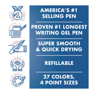 Pilot G2 Premium Gel Roller Pens - 0.5 mm Pen Point Size - Refillable - Retractable - Black Gel-based Ink - 4 / Pack