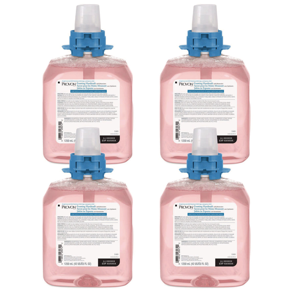 Foaming Handwash with Advanced Moisturizers, Refreshing Cranberry, 1,250 mL Refill, 4/Carton
