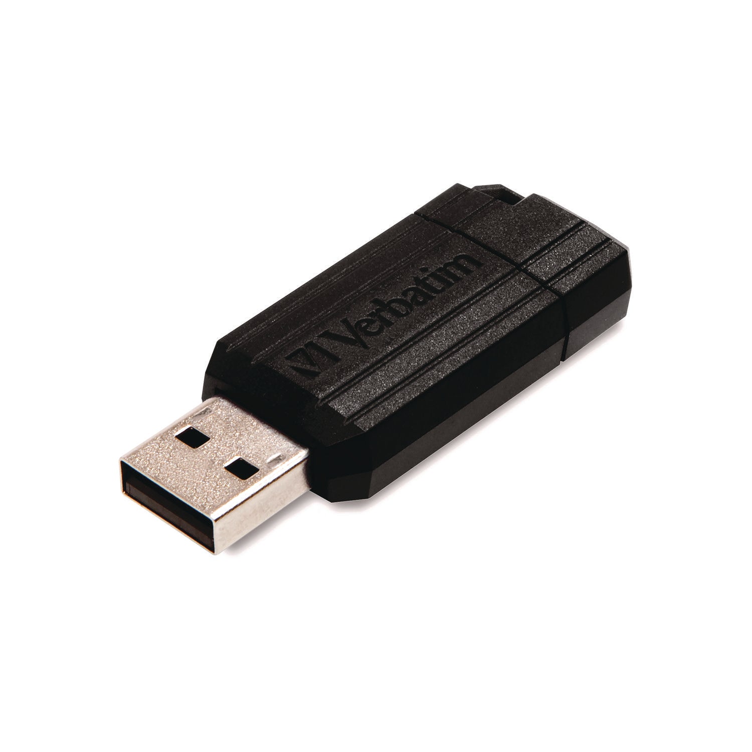 32GB PinStripe USB Flash Drive - Business 10pk - Black - 32GB - Business 10pk - Black