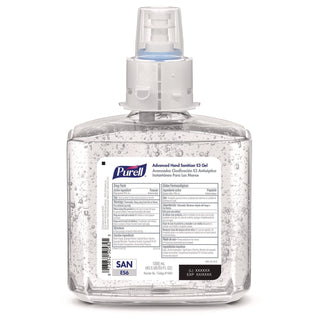 PURELL Hand Sanitizer Gel Refill - 40.6 fl oz (1200 mL) - Bacteria Remover, Kill Germs, Food Remover - Hand - Dye-free, Fragrance-free, No Rinse, Hygienic - 1 / Carton