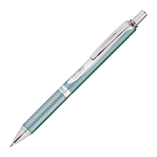 EnerGel EnerGel Alloy Gel Pen - Medium Pen Point - 0.7 mm Pen Point Size - Refillable - Retractable - Black Gel-based Ink - Aluminum Alloy Barrel - 1 / Pack