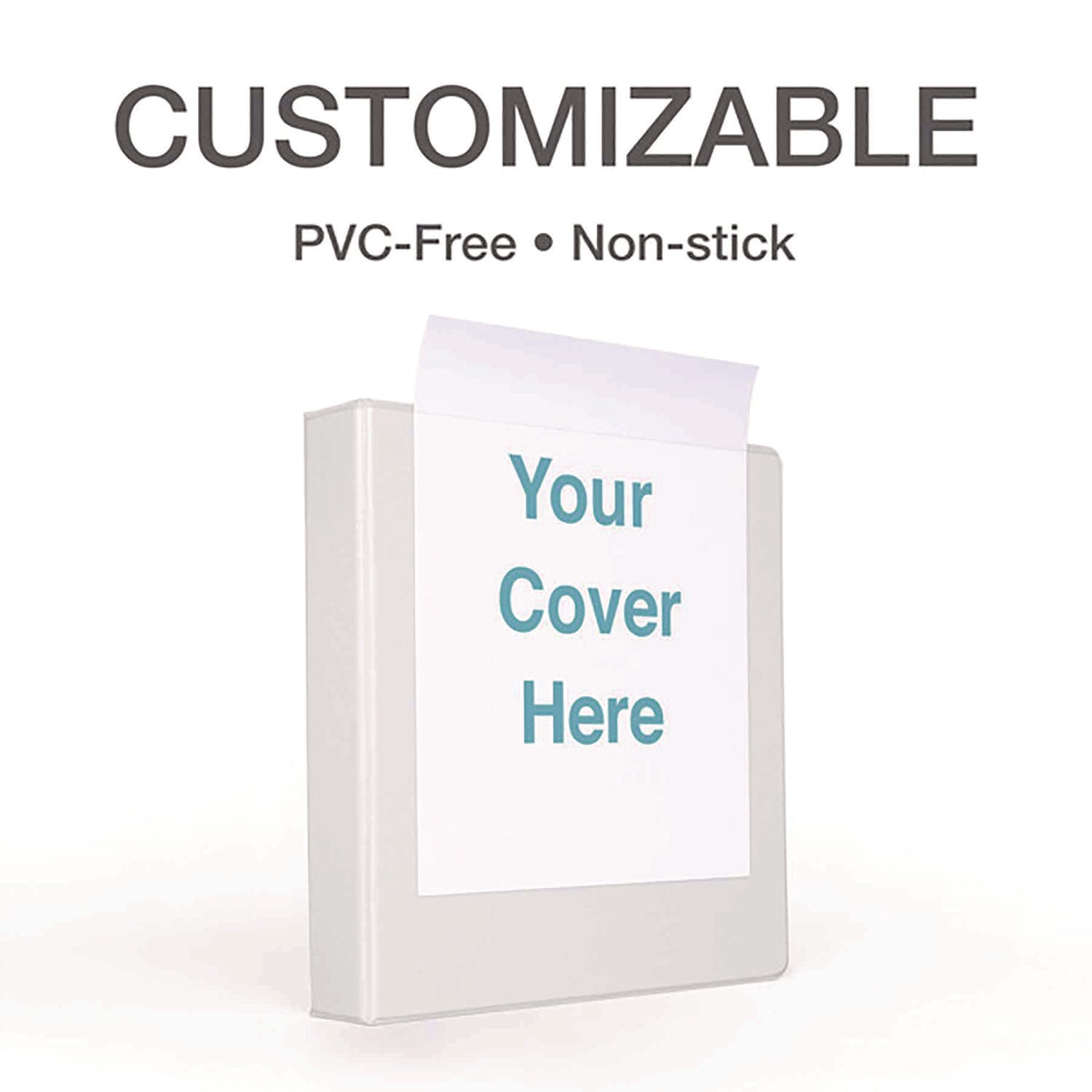 Premier Easy Open ClearVue Locking Slant-D Ring Binder, 3 Rings, 1" Capacity, 11 x 8.5, White
