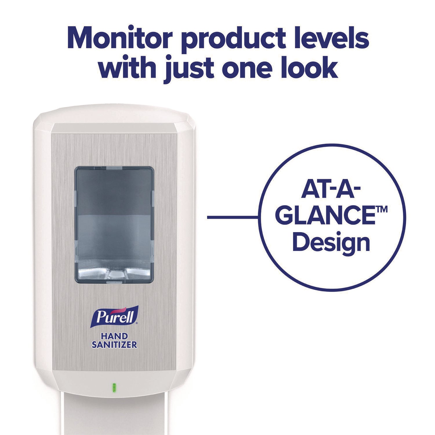 CS8 Hand Sanitizer Dispenser, 1,200 mL, 5.79 x 3.93 x 15.64, White