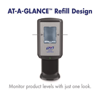 CS8 Hand Sanitizer Dispenser, 1,200 mL, 5.79 x 3.93 x 15.64, Graphite