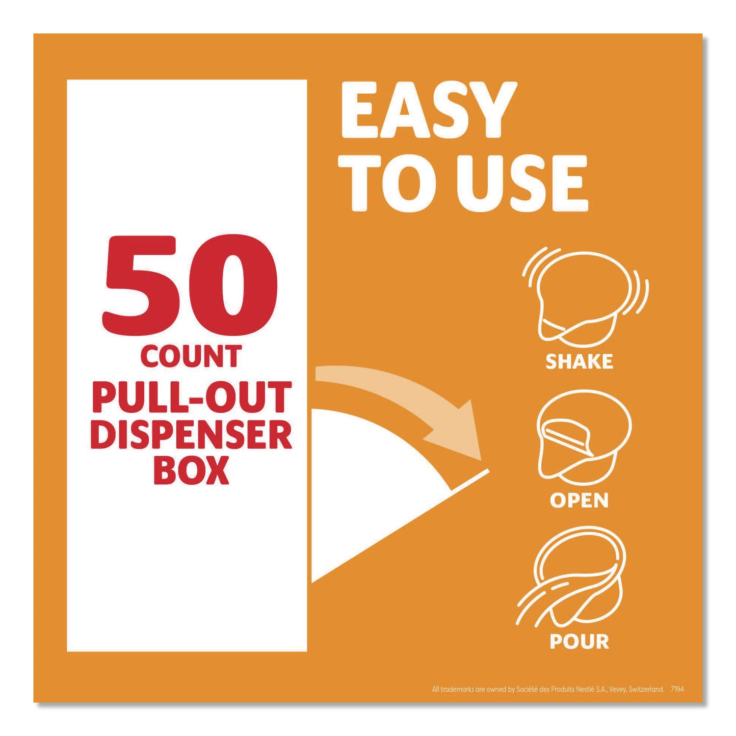 Liquid Coffee Creamer, Pumpkin Spice, 0.38 oz Mini Cups, 50/Box, 4 Boxes/Carton, 200 Total/Carton