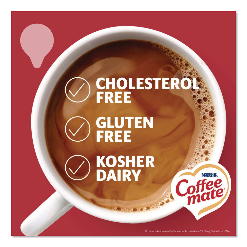 Liquid Coffee Creamer, Peppermint Mocha, 0.38 oz Mini Cups, 50/Box