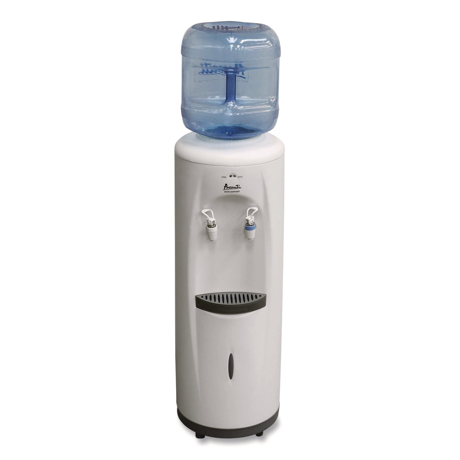 Cold and Room Temperature Water Dispenser, 3-5 gal, 11.5 x 12. 5 x 34, White