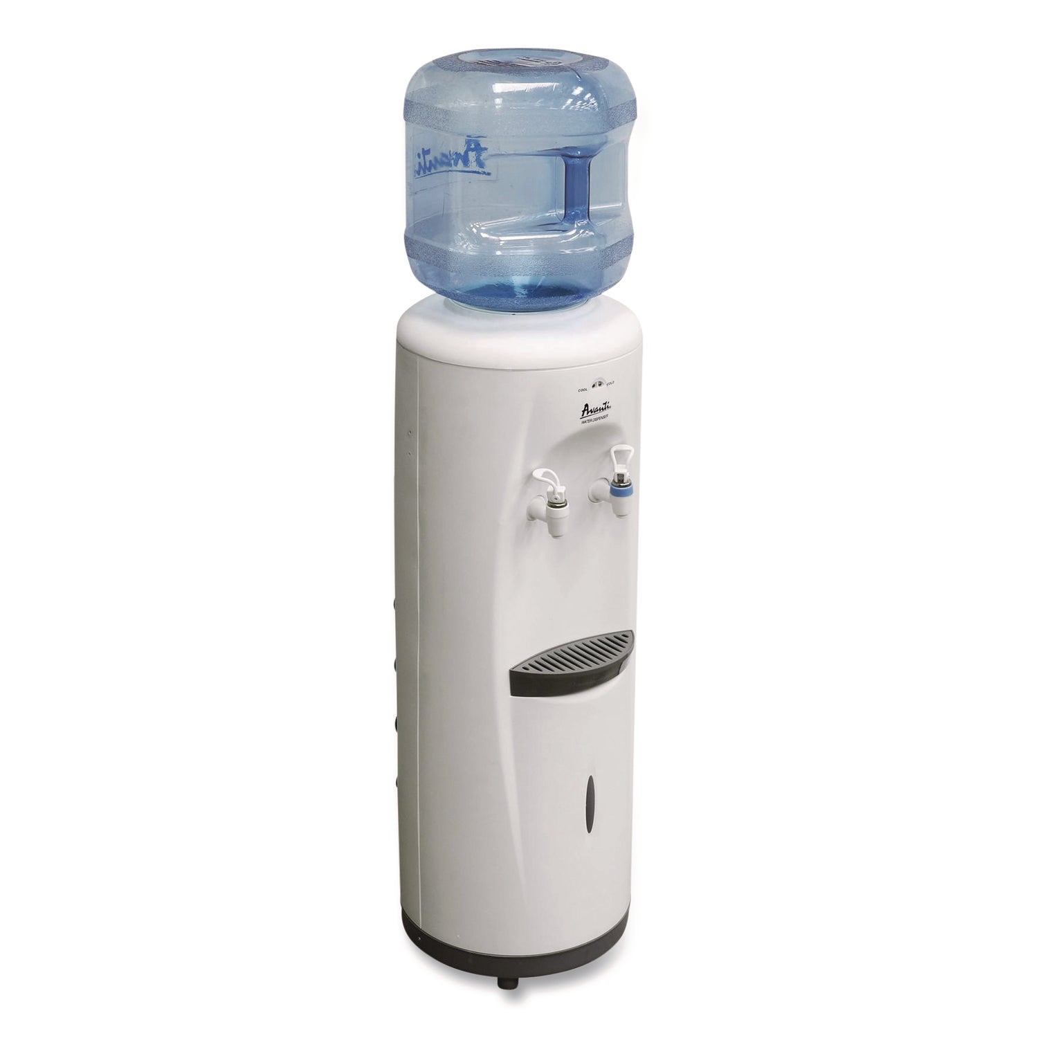 Cold and Room Temperature Water Dispenser, 3-5 gal, 11.5 x 12. 5 x 34, White