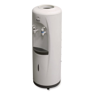 Cold and Room Temperature Water Dispenser, 3-5 gal, 11.5 x 12. 5 x 34, White