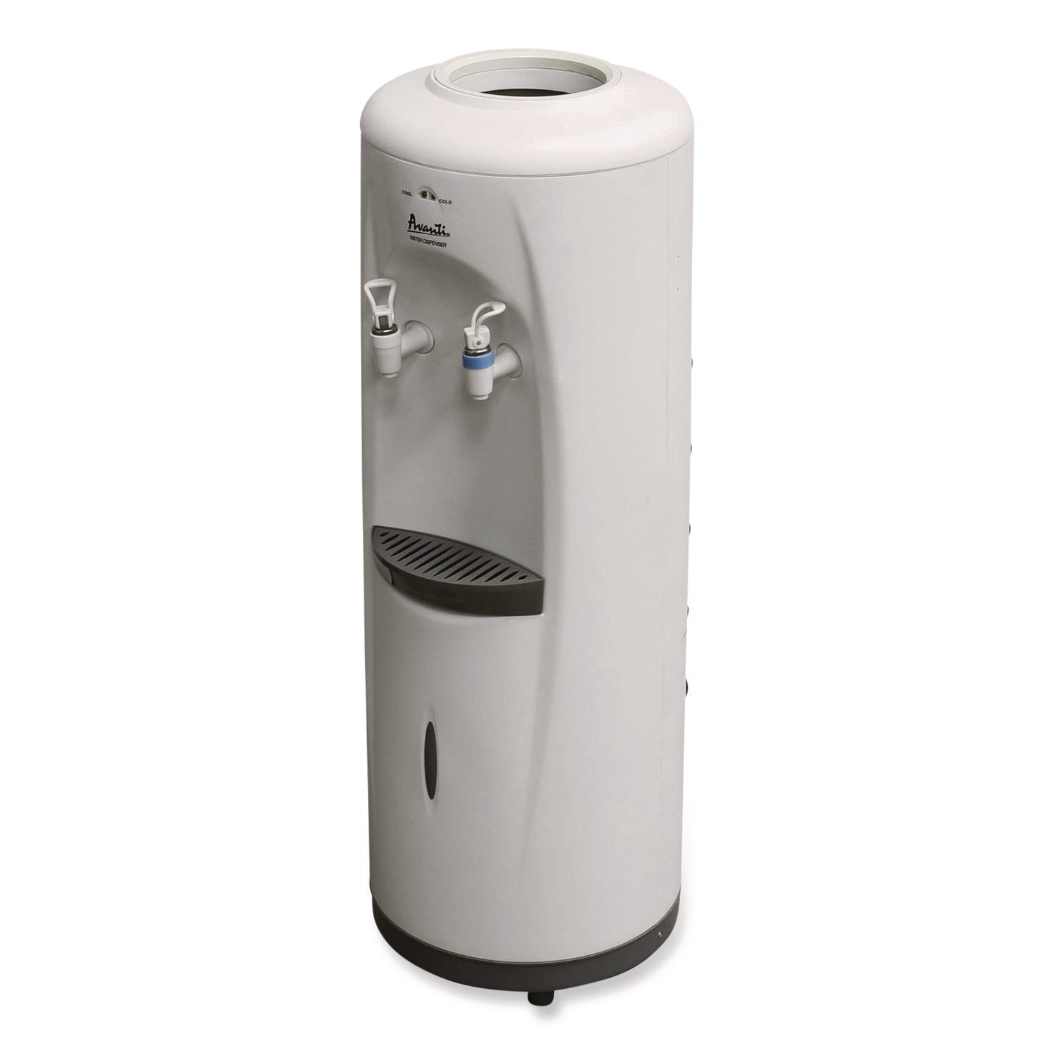 Cold and Room Temperature Water Dispenser, 3-5 gal, 11.5 x 12. 5 x 34, White