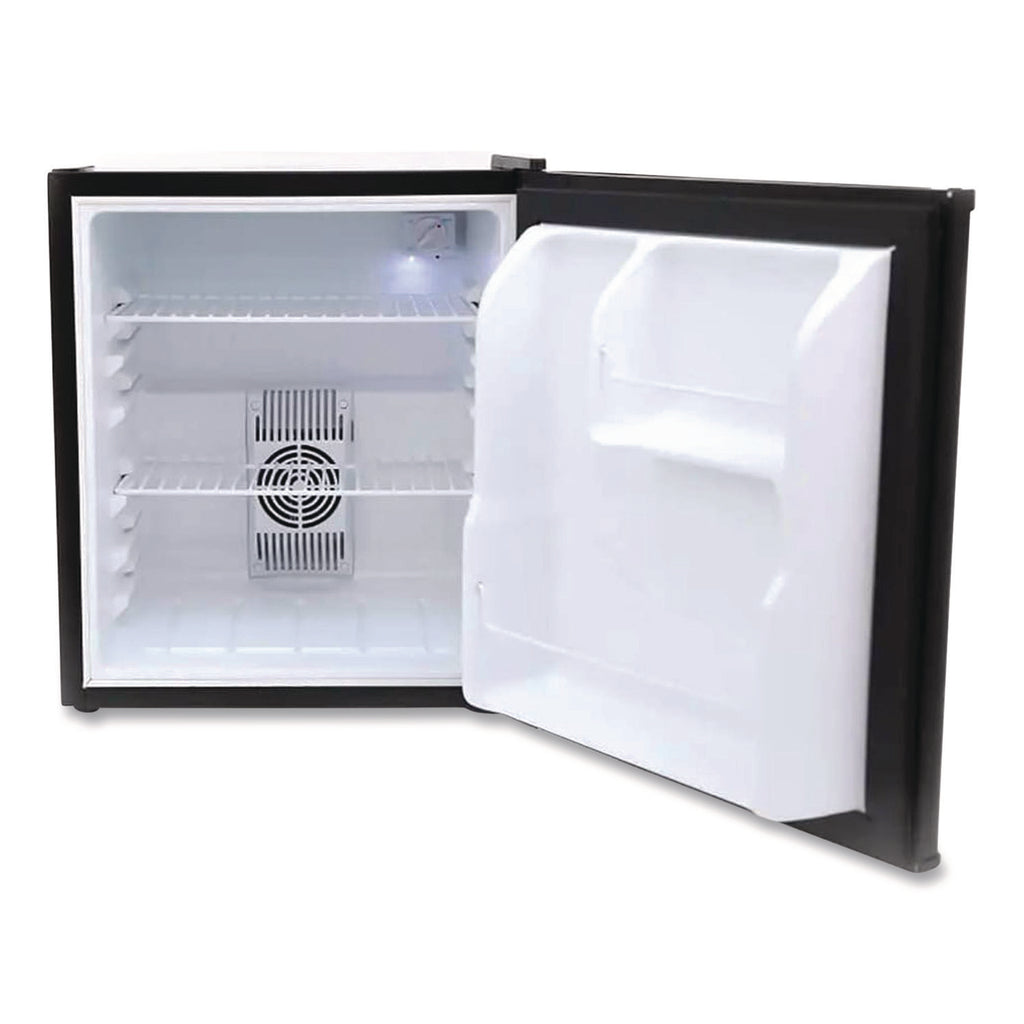 1.7 Cu.Ft Superconductor Compact Refrigerator, Black/Stainless Steel