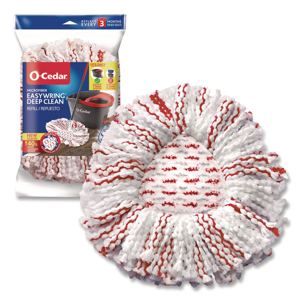 O-Cedar EasyWring Spin Mop Refill - MicroFiber - Multi - 1Each
