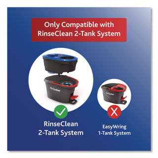O-Cedar EasyWring Rinse Clean Mop Refill - MicroFiber - Multi - 2 / Pack