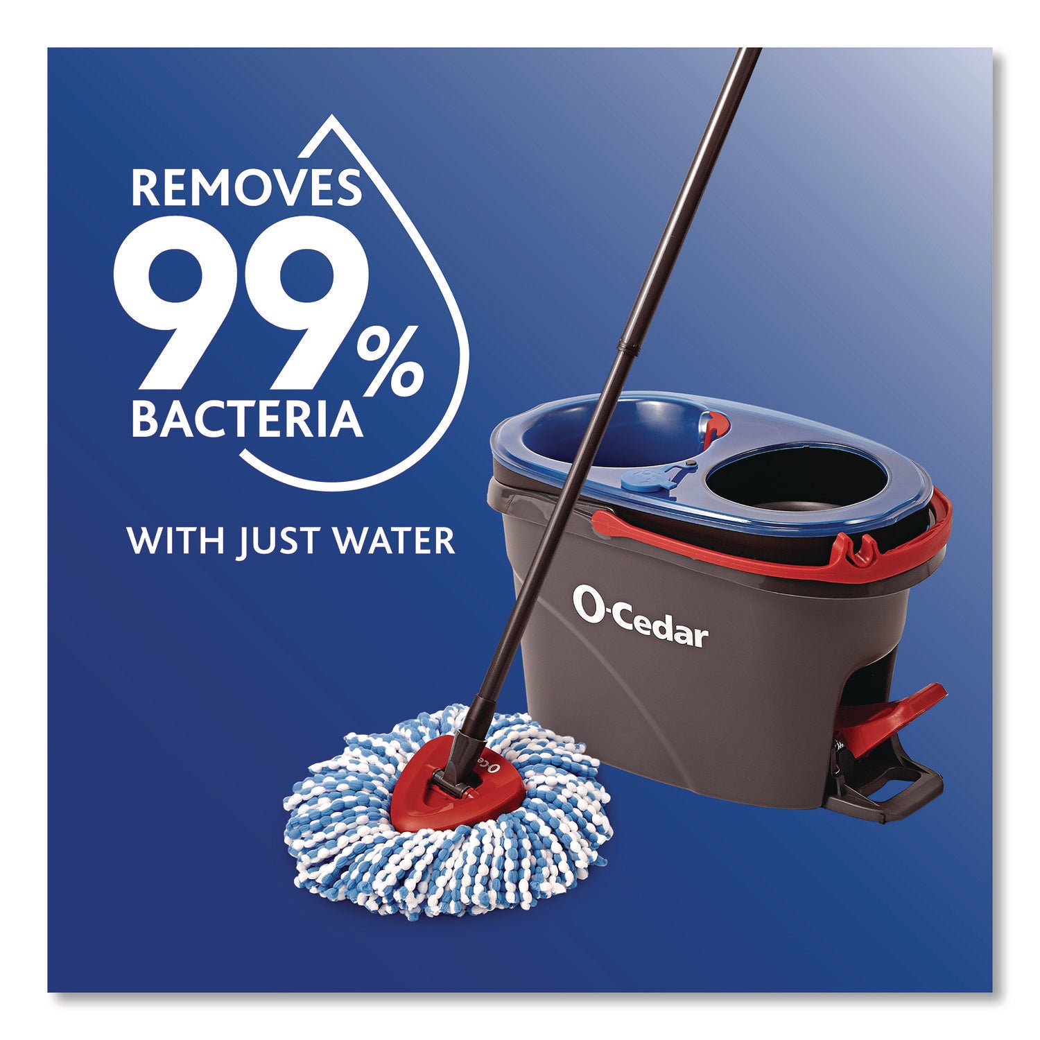 O-Cedar EasyWring Rinse Clean Mop Refill - MicroFiber - Multi - 2 / Pack