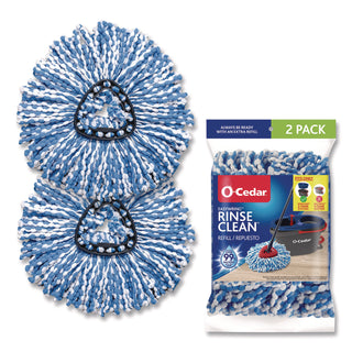 O-Cedar EasyWring Rinse Clean Mop Refill - MicroFiber - Multi - 2 / Pack