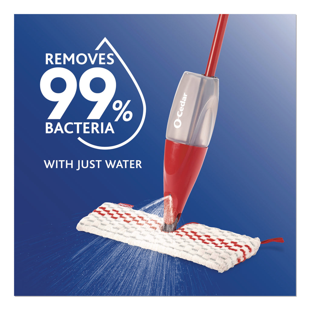 O-Cedar ProMist MAX Microfiber Spray Mop Pad - MicroFiber - White - 1
