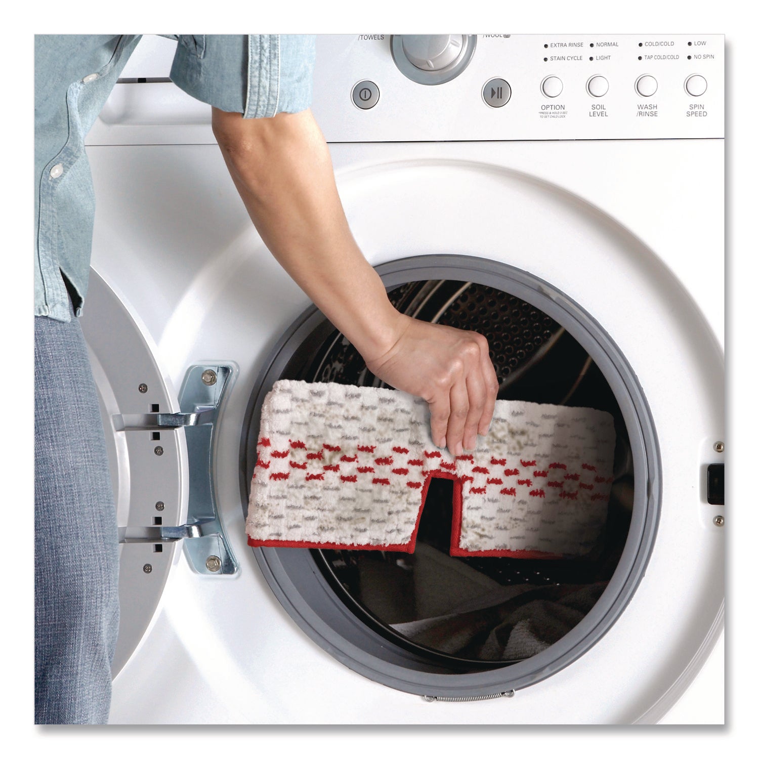 O-Cedar ProMist MAX Microfiber Spray Mop Pad - MicroFiber - White - 1