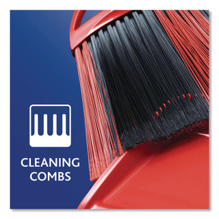 O-Cedar PowerCorner Angle Broom - Black , Gray Handle - 1 Each