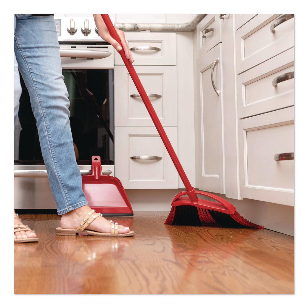O-Cedar PowerCorner Angle Broom - Black , Gray Handle - 1 Each
