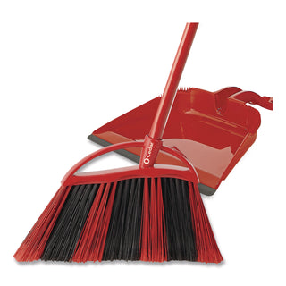 O-Cedar PowerCorner One Sweep Broom - 1 Each - Red, Black, Gray