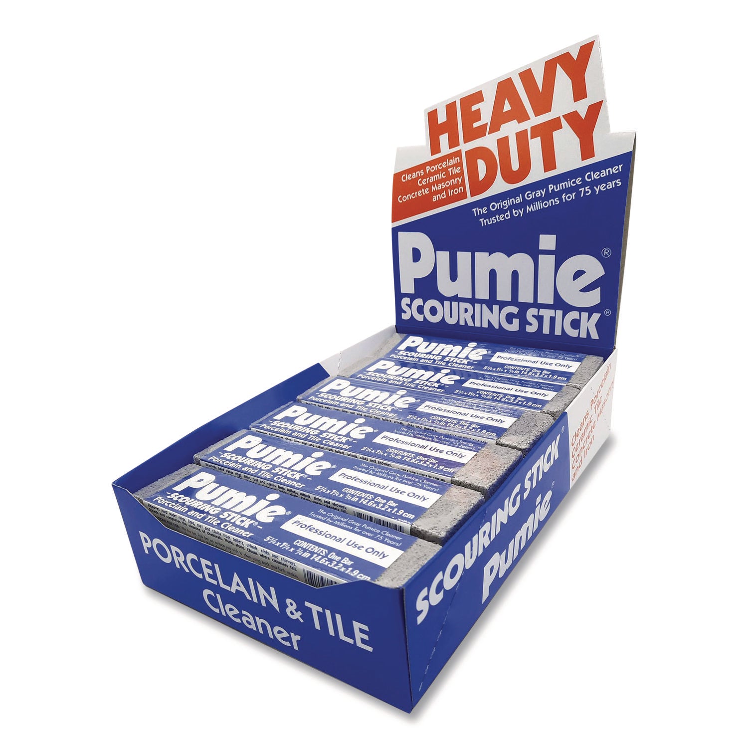 U.S. Pumice Scouring Stick, Sold as 1 Package, 12 Each per Package