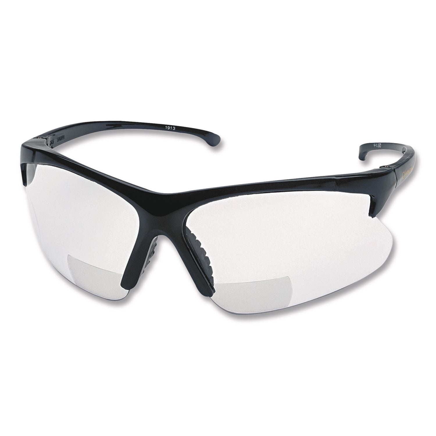 V60 30 06 Reader Safety Eyewear, Black Frame, Clear Lens