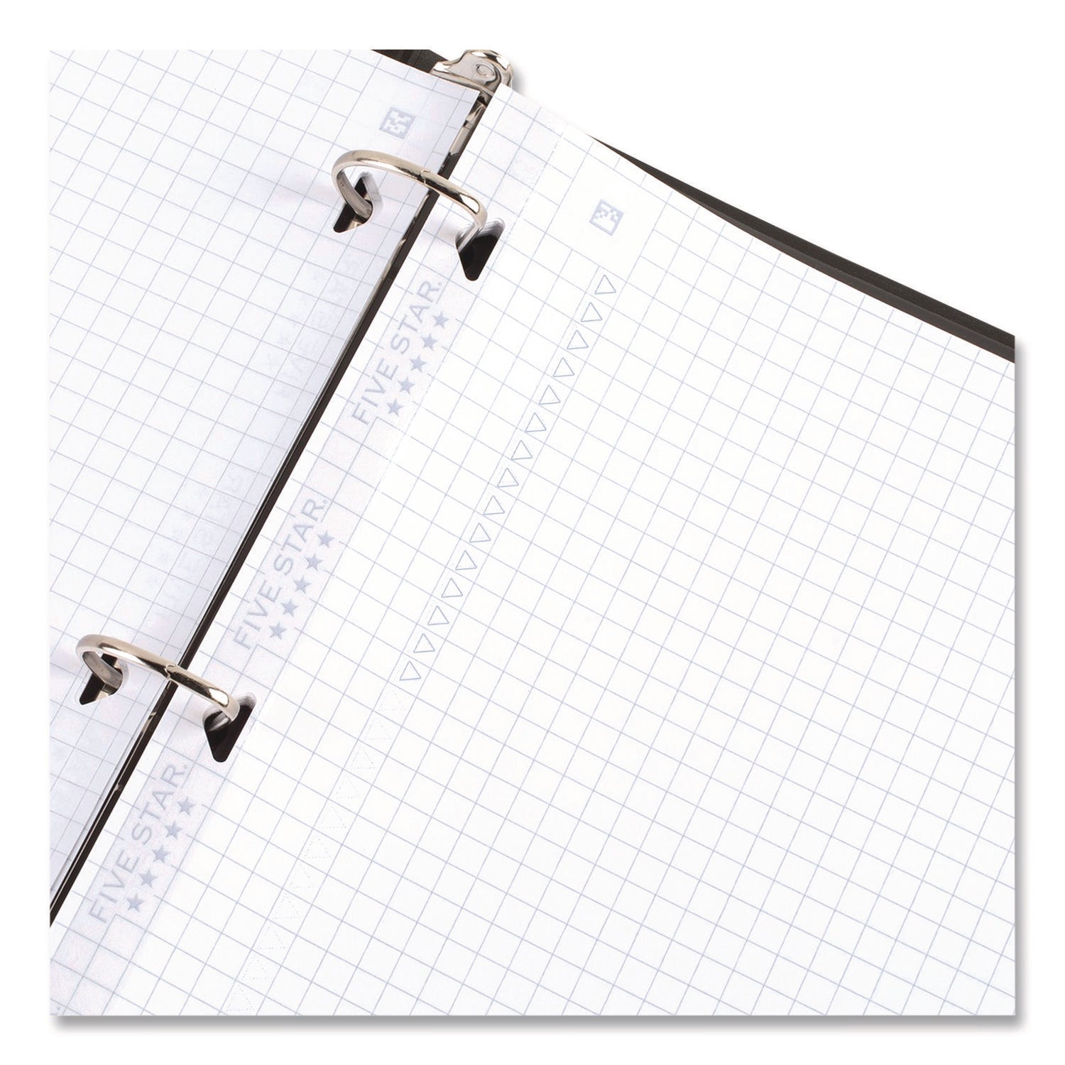 Five Star Reinforced Graph-Ruled Filler Paper - 80 Pages - Ruled Margin - Letter - 8 1/2" x 11" - White Paper - Heavyweight, Non-bleeding, Durable, Tear Resistant, Reinforced, Hole-punched - 1