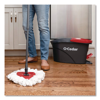 O-Cedar EasyWring Spin Mop Refill - MicroFiber - White - 2 / Pack