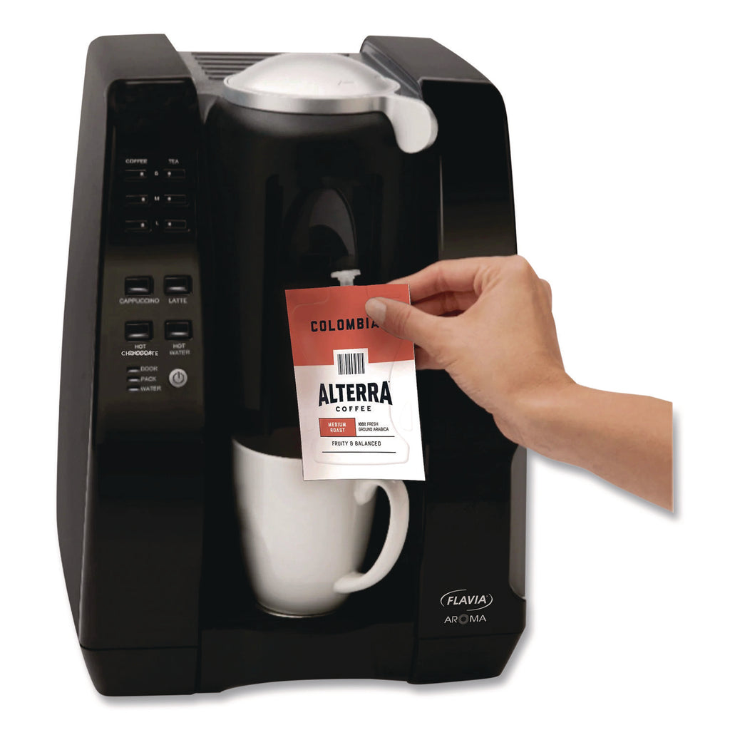 Flavia Aroma Coffee Maker - 1440 W - 2.53 quart - 1 Cup(s) - Single-serve - Black