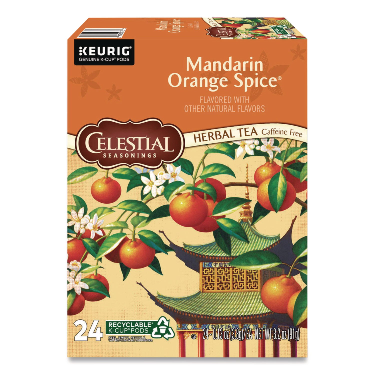 Mandarin Orange Spice Herb Tea K-Cups 24/Box