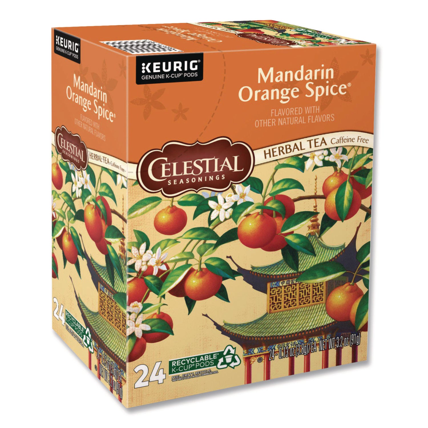 Mandarin Orange Spice Herb Tea K-Cups 24/Box