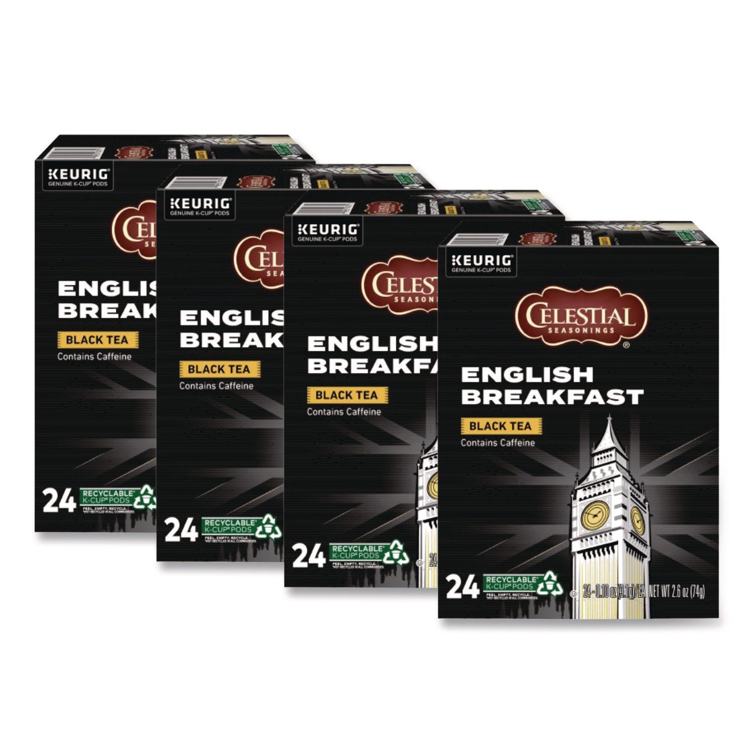 English Breakfast Black Tea K-Cups, 96/Carton