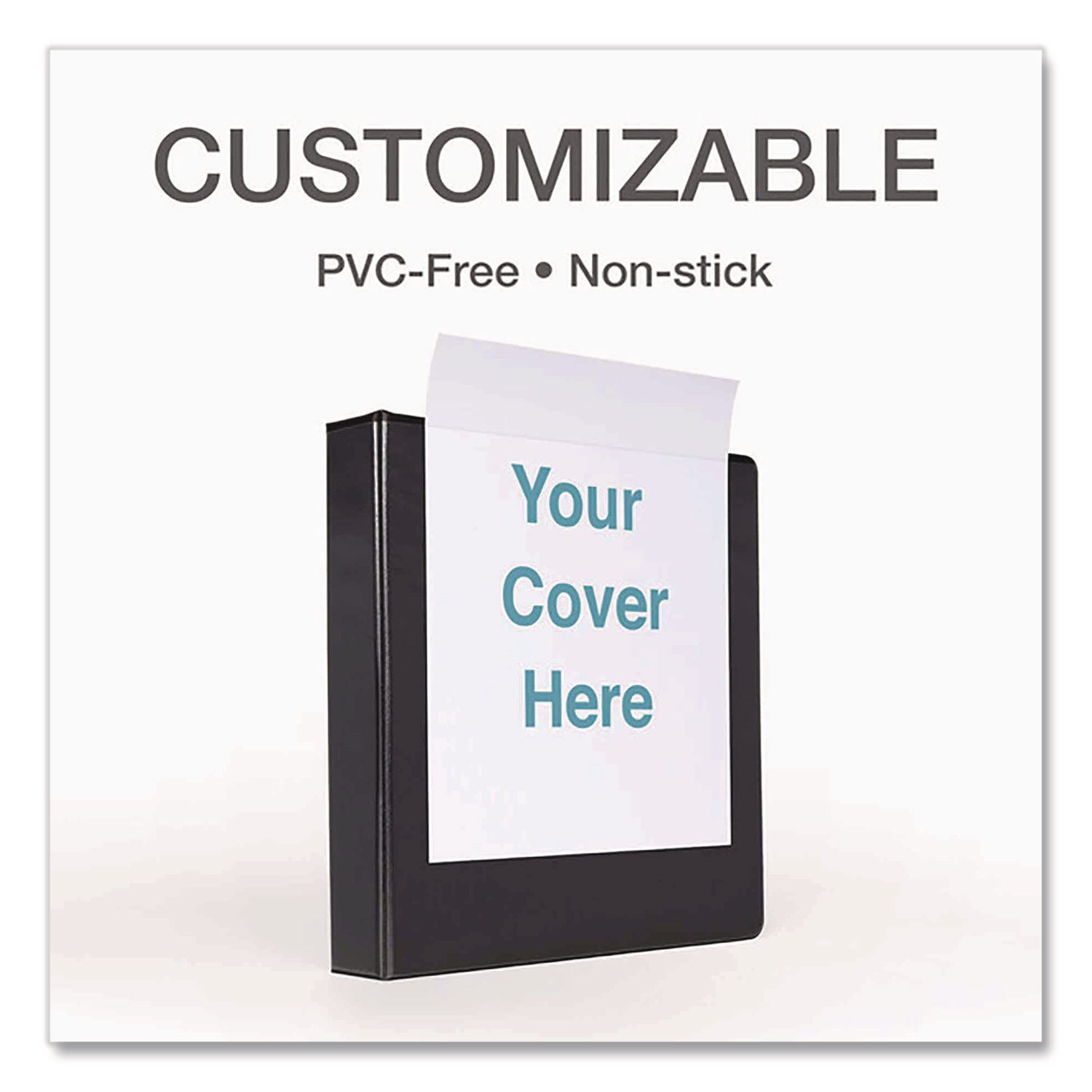 Premier Easy Open ClearVue Locking Slant-D Ring Binder, 3 Rings, 4" Capacity, 11 x 8.5, Black