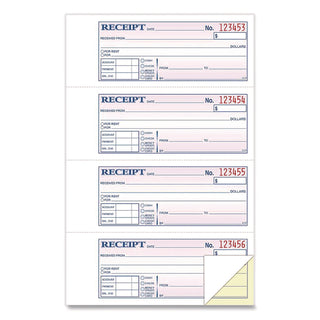 Adams Money/Rent Receipt Book - 200 Sheet(s) - Tape Bound - 2 PartCarbonless Copy - 7.62" x 11" Sheet Size - White - 1 Each