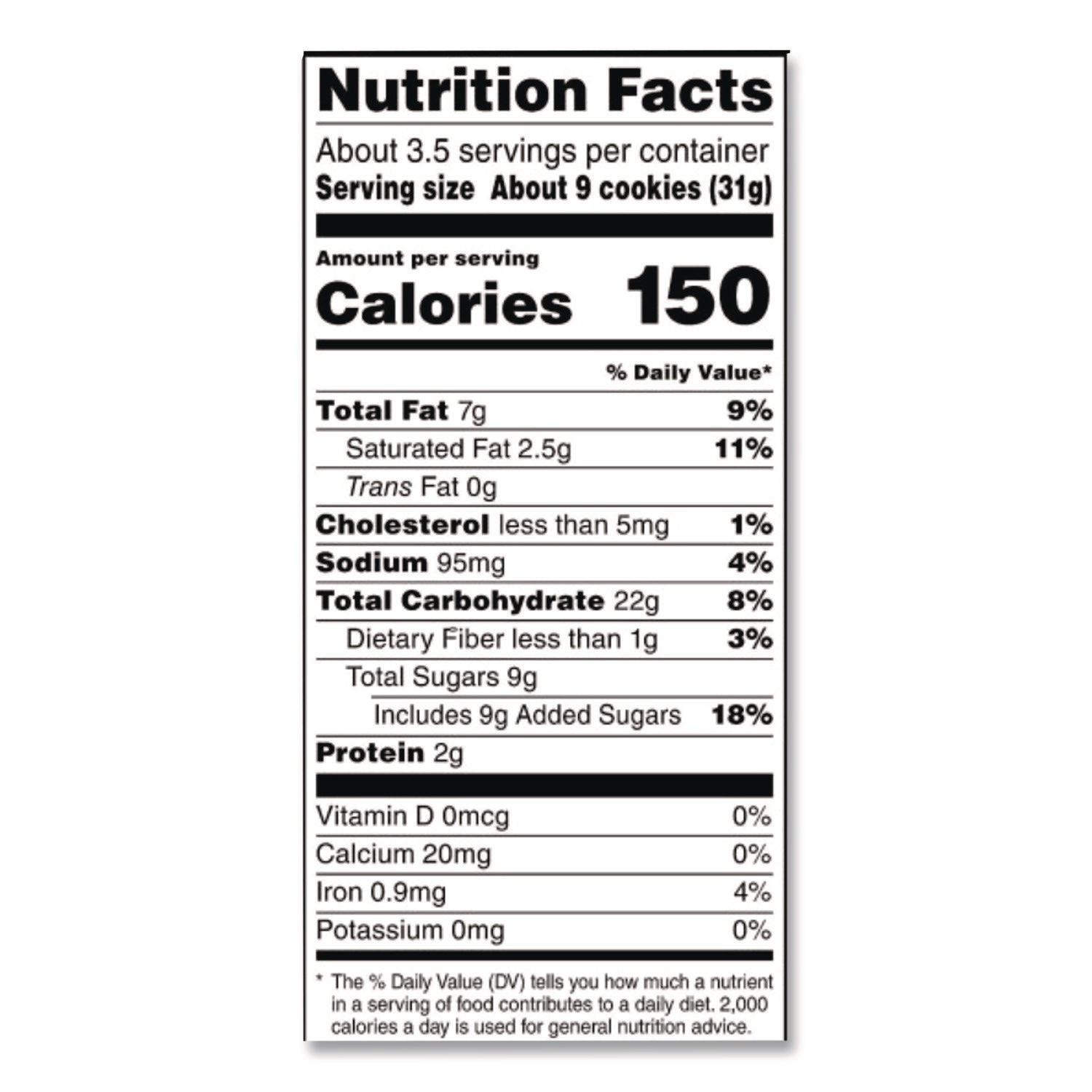 Quaker Oats Grandma's Vanilla Mini Cookie Cremes - Vanilla - 2.12 oz - 60 / Carton