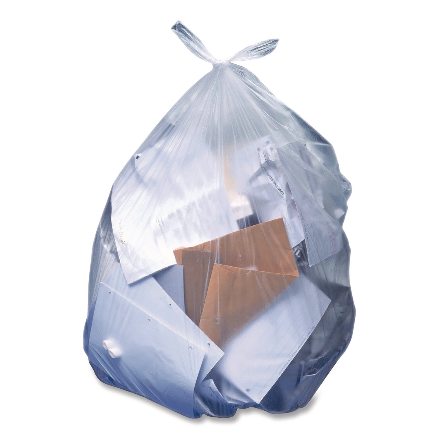 Heritage Bag Linear Low Density Can Liners - 30 gal Capacity - 30" Width x 36" Length - 1.10 mil (28 Micron) Thickness - Low Density - Clear - Linear Low-Density Polyethylene (LLDPE) - 250/Carton