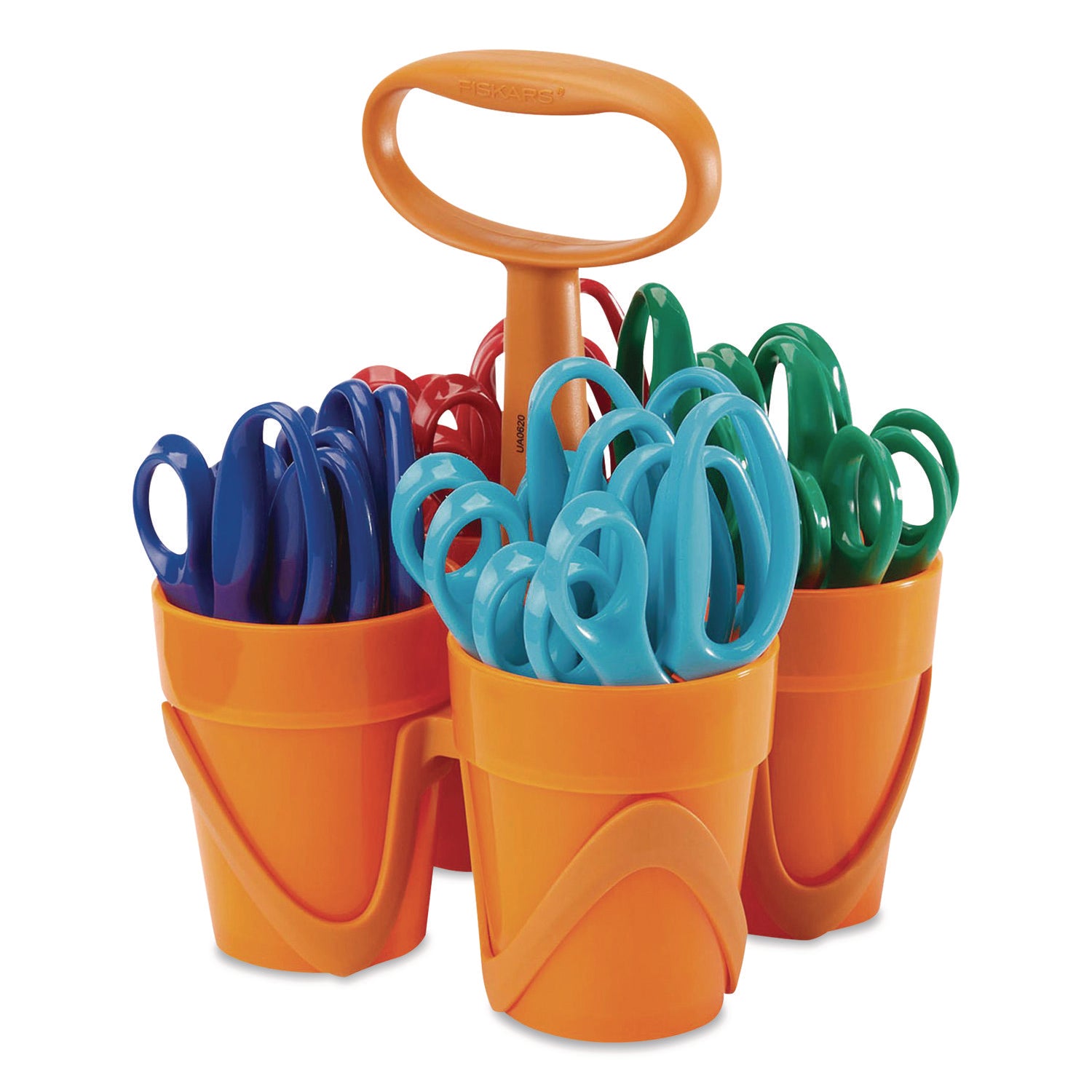 Fiskars 5" Pointed-tip Kids Scissors - Safety Edge Blade - Pointed Tip - Assorted - 24 / Each