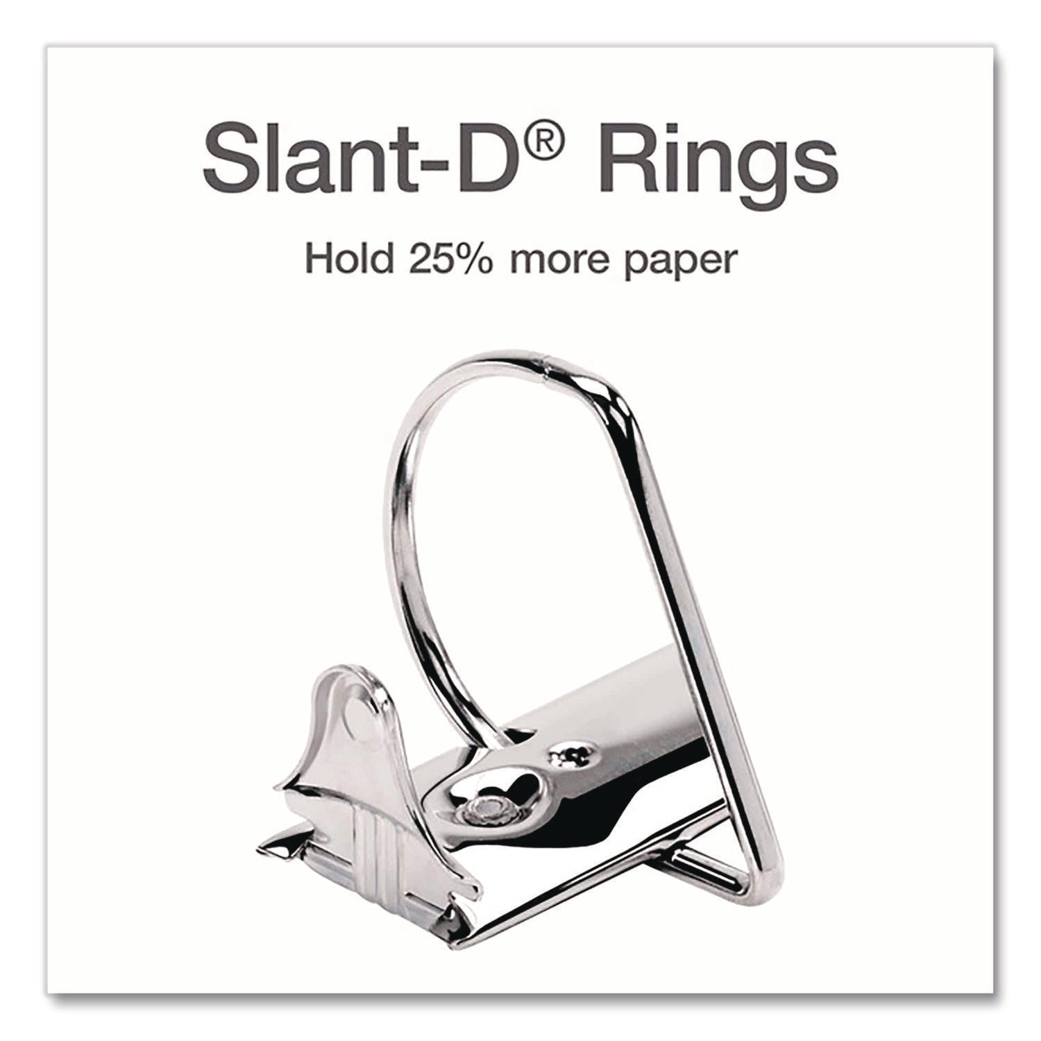 XtraLife ClearVue Non-Stick Locking Slant-D Ring Binder, 3 Rings, 2" Capacity, 11 x 8.5, Black