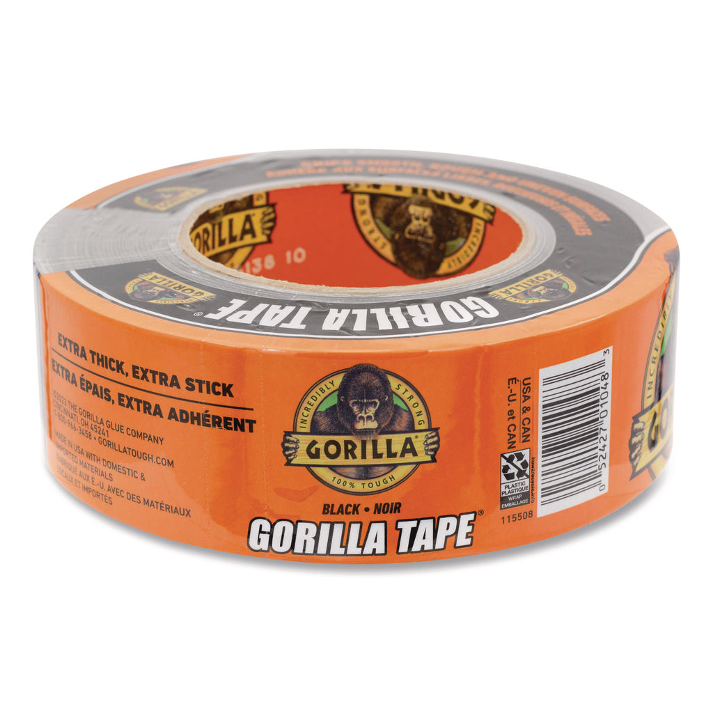 Gorilla Tape, 3" Core, 1.88" x 30 yds, Black