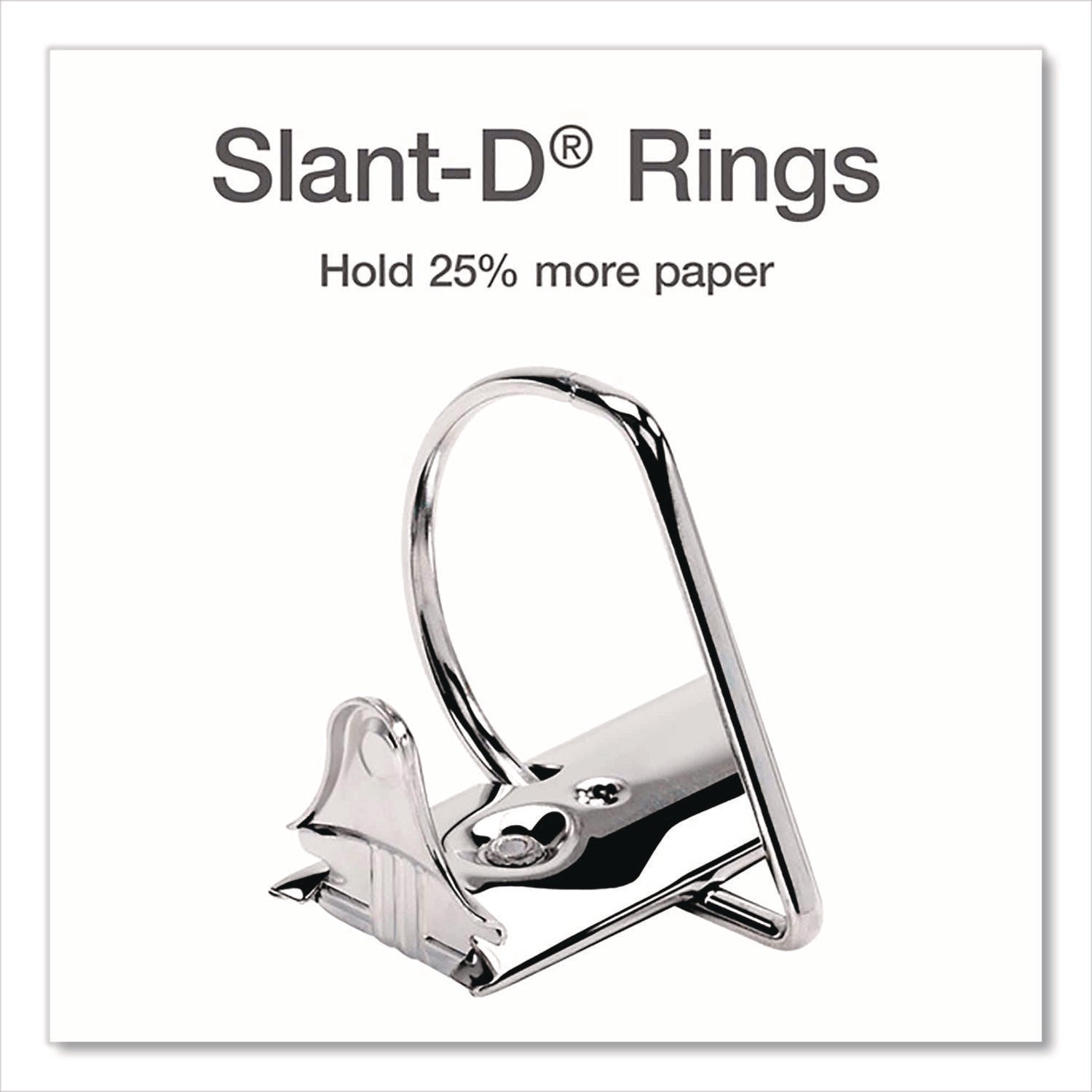 XtraLife ClearVue Non-Stick Locking Slant-D Ring Binder, 3 Rings, 6" Capacity, 11 x 8.5, Black