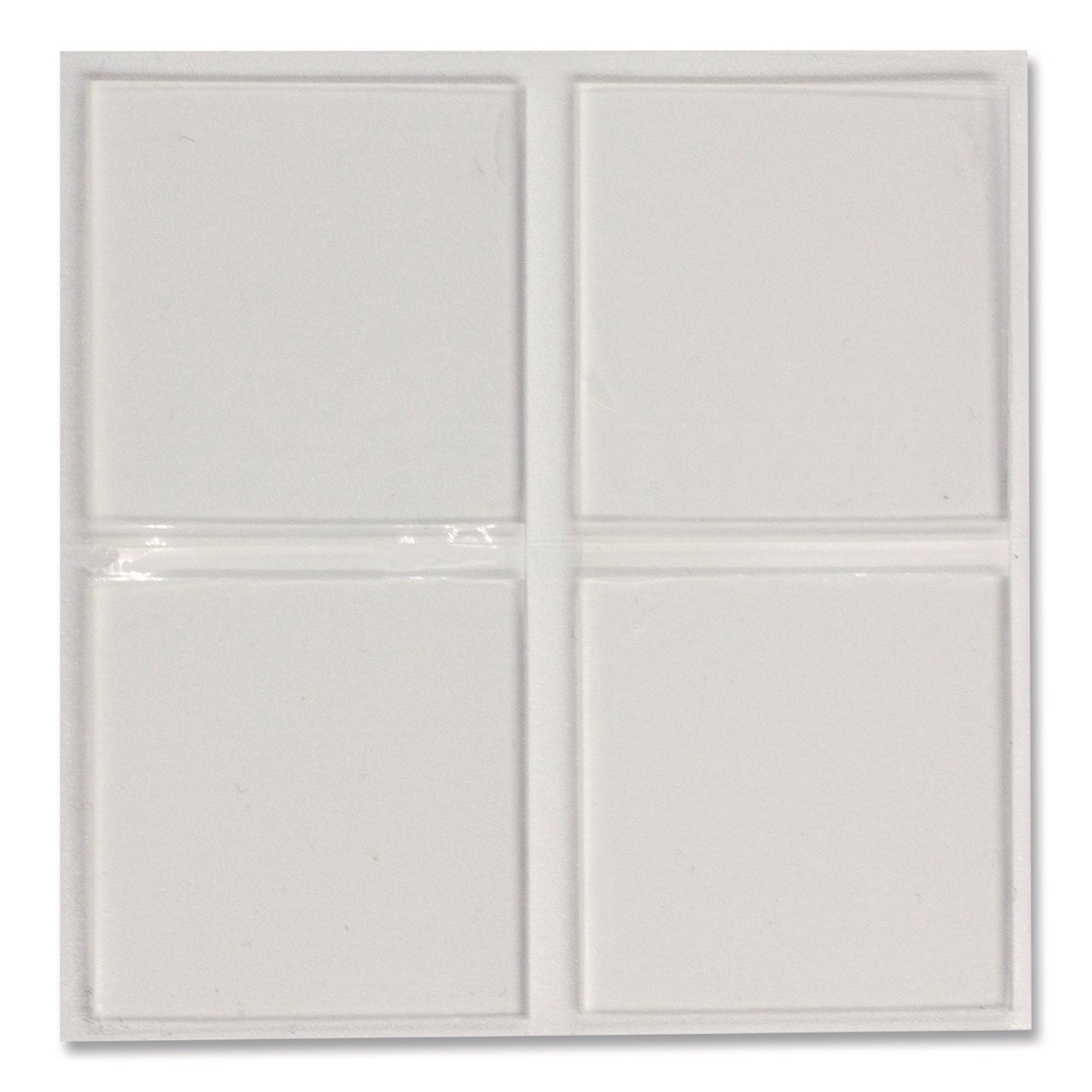 Tough and Clear Double-Sided Mounting Tape, Holds Up to 0.58 lb per Pair (Up to 7 lb per 24), 1" x 1", Clear, 24/Pack