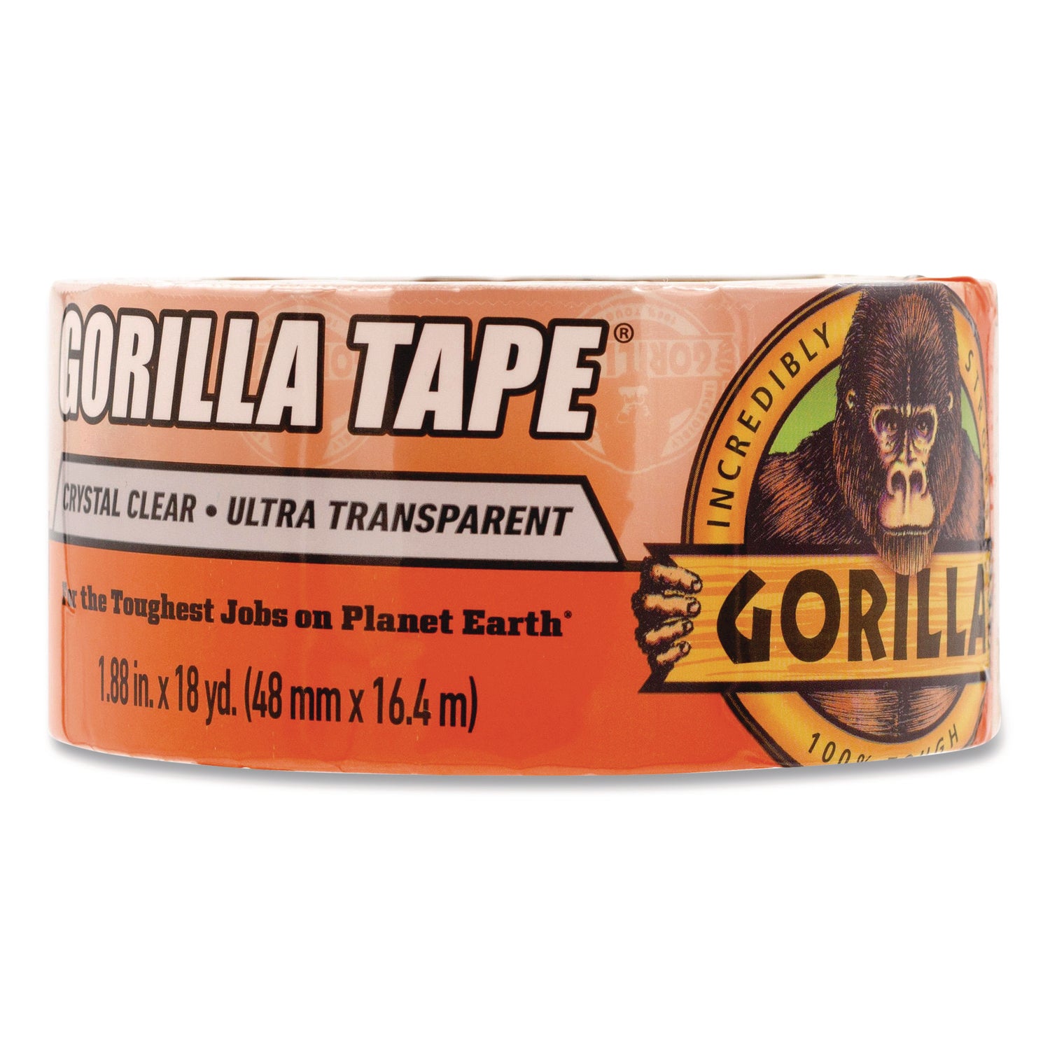 Crystal Clear Tape, 3" Core, 1.88" x 18 yds
