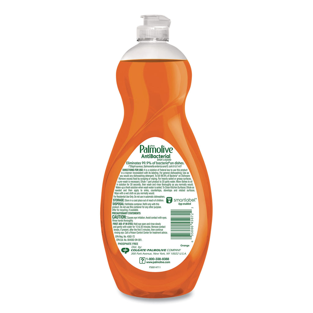 Ultra Antibacterial Dishwashing Liquid, Orange Scent, 32.5 oz Bottle, 9/Carton