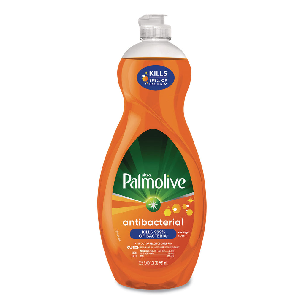 Ultra Antibacterial Dishwashing Liquid, Orange Scent, 32.5 oz Bottle, 9/Carton