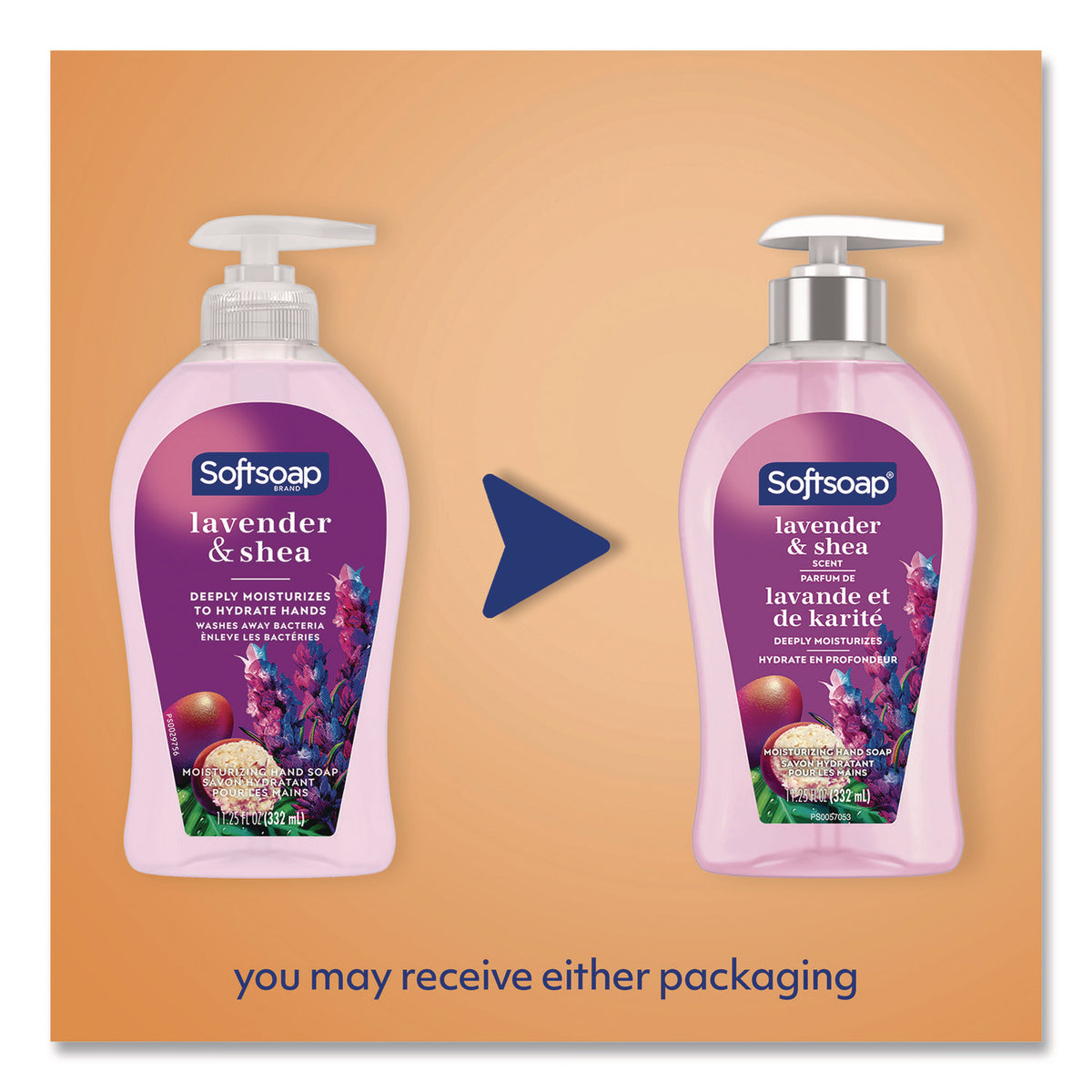 Softsoap Lavender Hand Soap - Lavender & Shea Butter ScentFor - 11.3 fl oz (332.7 mL) - Pump Bottle Dispenser - Bacteria Remover, Dirt Remover - Hand, Skin - Moisturizing - Purple - Refillable, Recyclable, Paraben-free, Phthalate-free, Biodegradable