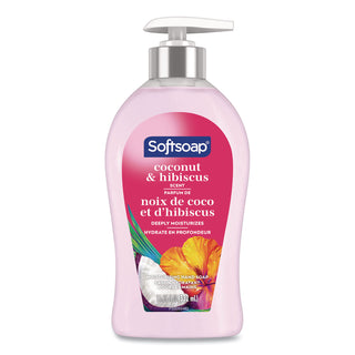 Softsoap Coconut Hand Soap - Coconut & Hibiscus ScentFor - 11.3 fl oz (332.7 mL) - Pump Bottle Dispenser - Bacteria Remover, Dirt Remover - Hand, Skin - Moisturizing - Refillable, Recyclable, Paraben-free, Phthalate-free, Biodegradable - 1 Each