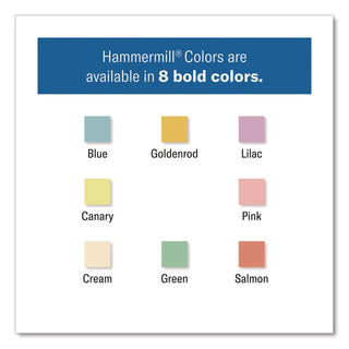 Hammermill Colors Recycled Copy Paper - Pink - Letter - 8 1/2" x 11" - 24 lb Basis Weight - Smooth - 500 / Ream - Sustainable Forestry Initiative (SFI) - Jam-free, Acid-free - Pink