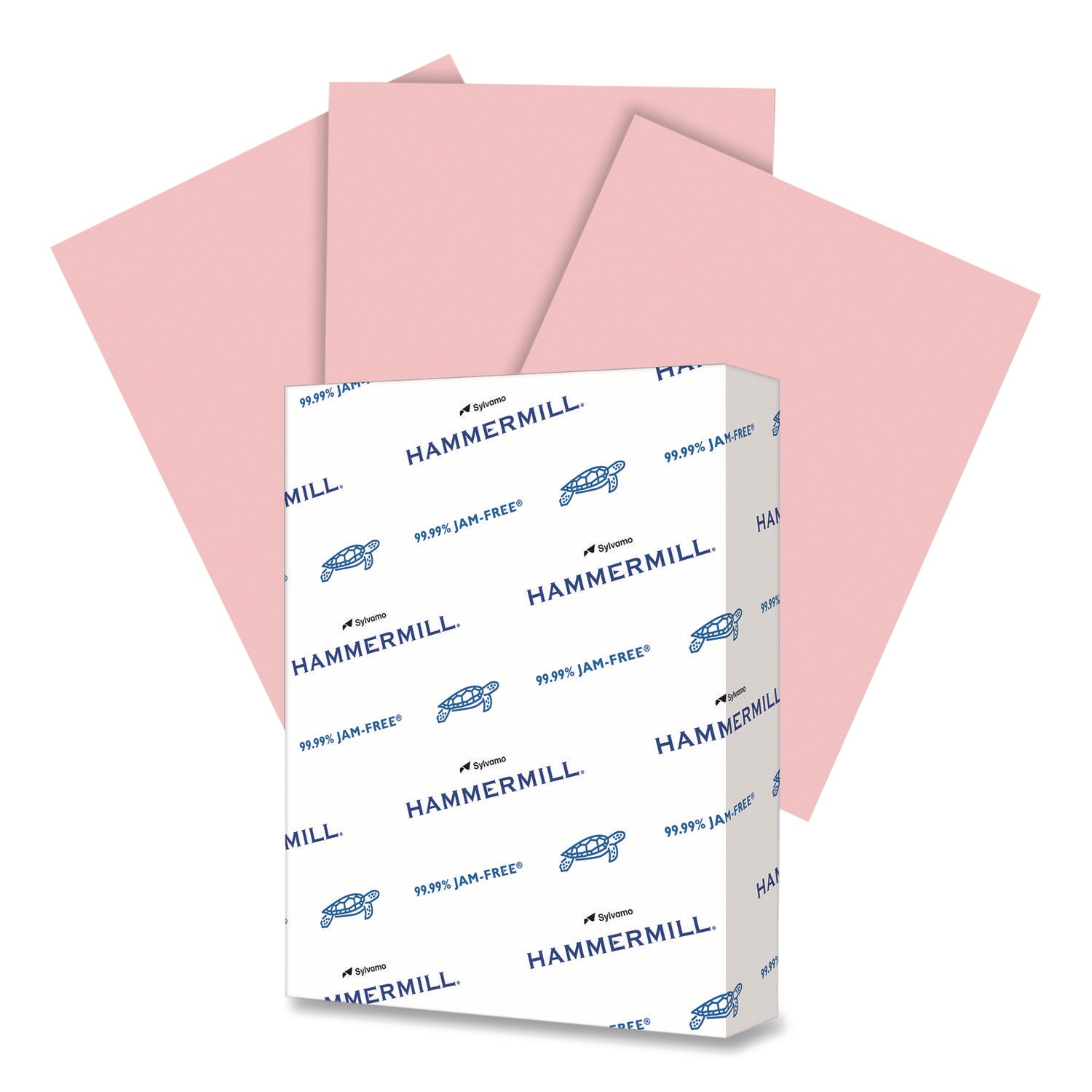 Hammermill Colors Recycled Copy Paper - Pink - Letter - 8 1/2" x 11" - 24 lb Basis Weight - Smooth - 500 / Ream - Sustainable Forestry Initiative (SFI) - Jam-free, Acid-free - Pink